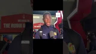Miniature : Moussa Niakhaté (Sénégal) après la victoire contre l'Angleterre: "La confiance est au maximum."