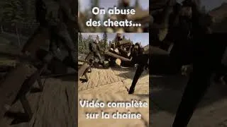 Miniature : On abuse des cheats... #horreur #sonsoftheforest #shorts