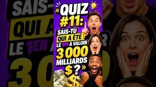 Miniature : Quiz Photo BIZ #11 - Qui a été la 1ère société à valoir 3 000 milliards? #quiz