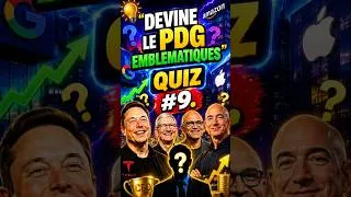Miniature : Arrives-tu à reconnaître ces patrons d'entreprises ? 🤔 #quiz 9 #ceo #shorts