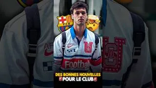 Miniature : 🚨🔥 BONNE NOUVELLE POUR LE BARÇA ! #lamasia , #lamasía , #fcbarcelona , #barca , #barça , #news