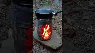 Miniature : Poelle à bois bushcraft #bushcraftfrance #bushcraft #bivouac