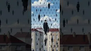 Miniature : Magritte - "Golconda"