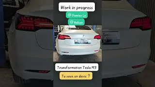 Miniature : Personnalisation d'une Tesla Model 3 #viral #automobile #pourtoi #tesla #foryou #conseilsauto #auto