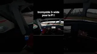 Miniature : Incroyable 3-wide pour la P1 ! #simracing #lemansultimate #pov