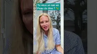 Miniature : tu veux un sac en peau de dinosaure ? 🦖