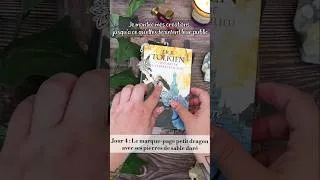 Miniature : Jour 4 : Le marque-page Dragon & fleur ciselée #booktube
