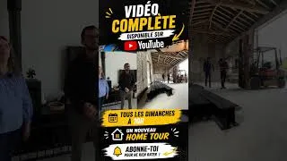 Miniature : Vidéo complète dispo sur ma chaîne YouTube ! #chantier #visitemaison #renovation