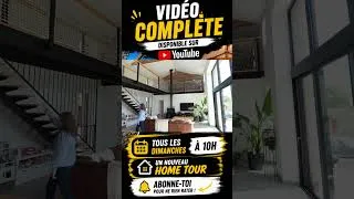 Miniature : Vidéo complète dispo sur ma chaîne YouTube ! #chantier #visitemaison #renovation