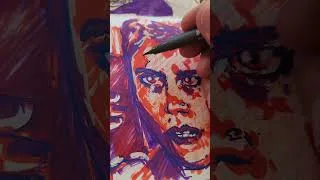Miniature : Drawing moments 😊🖌#dailysketch #sketch #sketchbook
