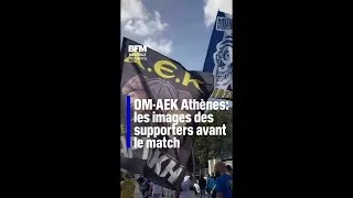 Miniature : OM-AEK Athenes: les images du rassemblement des supporters avant le match