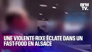 Miniature : Une violente rixe éclate dans le fast-food Quick de Schiltigheim en Alsace