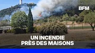Miniature : Incendie dans le Var: plus de 80 hectares ont brûlé à Taradeau