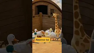 Miniature : Noah Builds the Ark. Christian Children's Song ❤️❤️#shorts