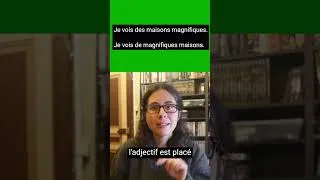Miniature : Deux phrases à comparer (article indéfini pluriel suivi d'un adjectif antéposé)