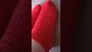 Miniature : Socquettes de printemps au tricot #dentelle #tricot