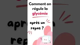 Miniature : Comment ton corps régule la glycémie après un repas #biochimie #metabolisme