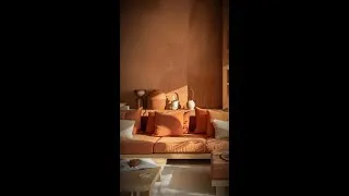 Miniature : Salon couleur terracotta