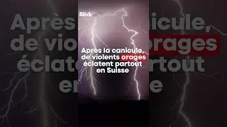 Miniature : Grêle et pluies torrentielles : la Suisse balayée par des orages d'une violence rare