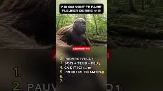 Miniature : 7 IA QUI VONT TE FAIRE PLEURER DE RIRE 🤖😂