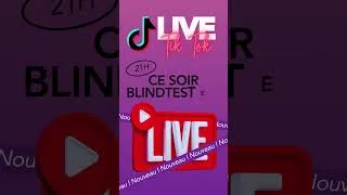 Miniature : LIVE TIKTOK - CE SOIR - 2 MAI