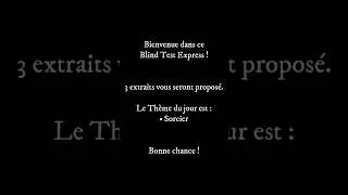 Miniature : Blind Test Express 19 • Sorcier •