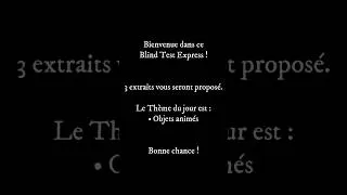 Miniature : Blind Test Express 18 • Objets Animés •