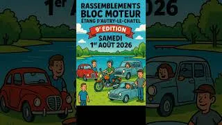 Miniature : Le rassemblement d'Autry est déjà lancé ! Go le 1er août #blocmoteur #reportageauto #passionauto