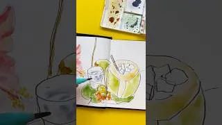Miniature : Nouveau atelier live gratuit : carnet de voyage tropical 🌴