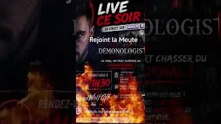 Miniature : Rejoint la Meute sur Twitch ♥️🐺♥️ #twitch #gaming #bloodwolfoff #stream #horror
