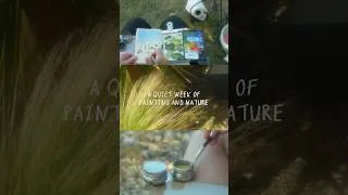 Miniature : No talking, just painting and nature 🌱