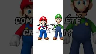 Miniature : COMMENT A ÉTÉ CRÉÉ LUIGI ? #mario #luigi #mariokart #mariobros  #shorts