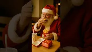 Miniature : Je passe une journée classique avec le Père Noël ! 🎅🏻 #christmas #ia #noel #merrychristmas  #short