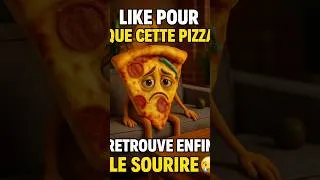 Miniature : Une Pizza vivante qui vit une journée HUMAINE !!!! #ia #humour #viral #youtubeshorts