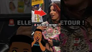 Miniature : Sasha Banks aka Mercedes Moné de retour à l'AEW ! #aew #sashabanks #mercedesmone #boisdeleau