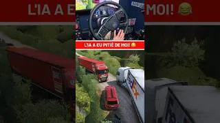 Miniature : L'IA RÉFLÈCHIT ENFIN !? 😱 #ets2 #eurotrucksimulator2 #shorts