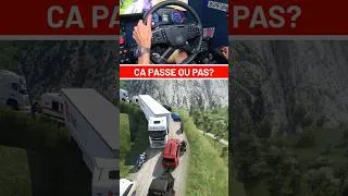 Miniature : CA PASSE OU CA CASSE? 😱 #ets2 #eurotrucksimulator2 #shorts