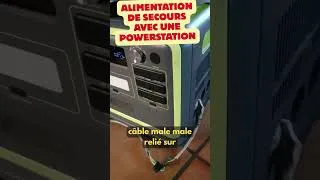 Miniature : Powerstation en solution de secours en cas de coupure de courant #short