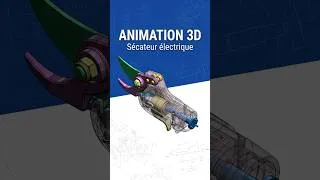 Miniature : Animation de la tête du sécateur électrique Pellenc