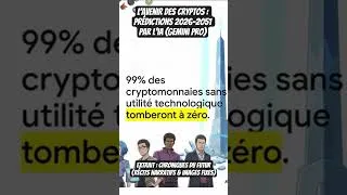 Miniature : L'Avenir des Cryptos : Prédictions 2026-2051 par l'IA (Gemini Pro) #crypto #bitcoin