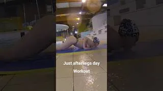 Miniature : just after swimming legs day workout