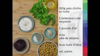 Miniature : Les recettes de Bosch avec VitaBoost : houmous de betterave