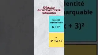 Miniature : 15 formules pour le Brevet de maths ! #shorts #maths #brevet #2011 #dnb