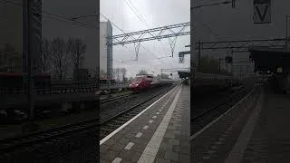 Miniature : Passage d'un Eurostar à Hoofddorp #train #railway #netherlands