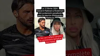Miniature : ALESSANDRA MATTEUZZI : VERDICT DU PROCÈS
