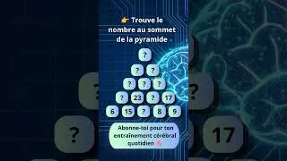 Miniature : Saurez-vous résoudre cette Pyramide Logique ? n24