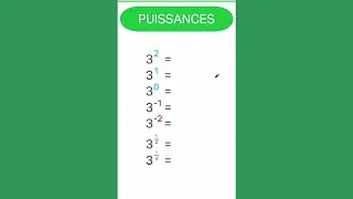 Miniature : 😬 Tu maîtrises ces puissances ? #maths #shorts