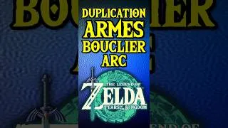 Miniature : Zelda TOTK : Glitch Duplication Armes, Arcs & Boucliers  #zelda #totk #shorts