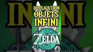 Miniature : Glitch Duplication Facile : Objets Infinis Zelda TOTK  #zelda #totk #shorts