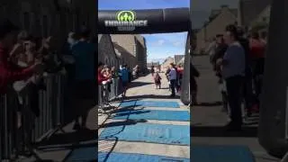 Miniature : Trail des Ebihens 2017 : arrivée du vainqueur Sylvain Poligne